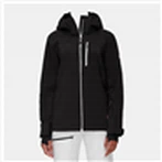 Chaqueta de esquí recortada para mujer