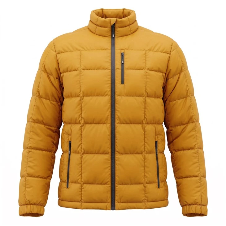 Chaqueta de plumón de pato acolchada ligera para hombre