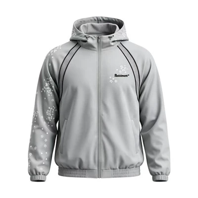 Men's Night Glow Embroidery Track Jacket factory