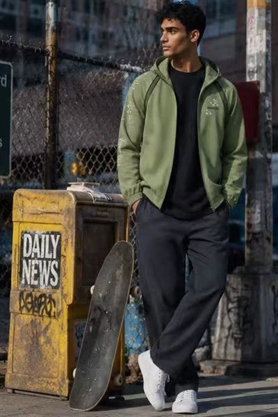 Men's Night Glow Embroidery Track Jacket price