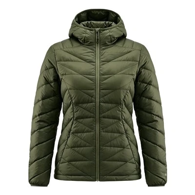Ultralight Chevron Quilted Goose Down Hooded Jacket best