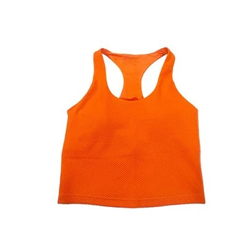Camiseta sin mangas de yoga de alto rendimiento para mujer